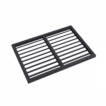 Evolar WPC Achterplaat voor Airco Omkasting Charcoal Grey Small